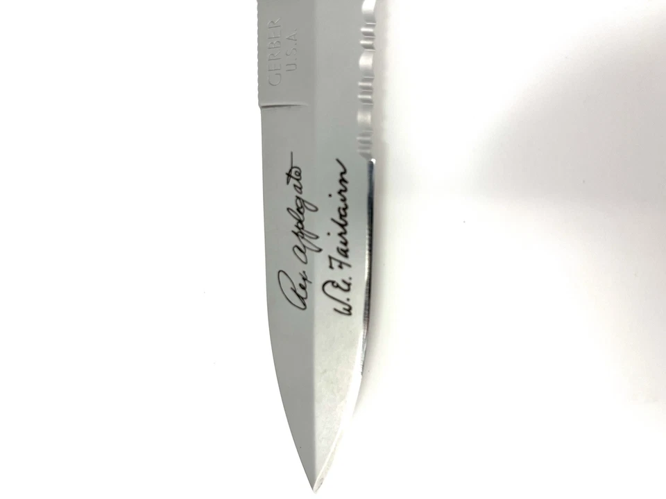 Cuchillo Carpeta Combate Gerber EE. UU. Applegate-Fairbairn DESCONTINUADO con Funda EE. UU. Foto 3 de 4