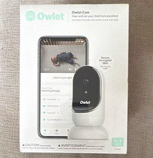 Owlet Cam Baby Monitor Wi  Fi Camera Night Vision Two  Way Audio Temp Alerts