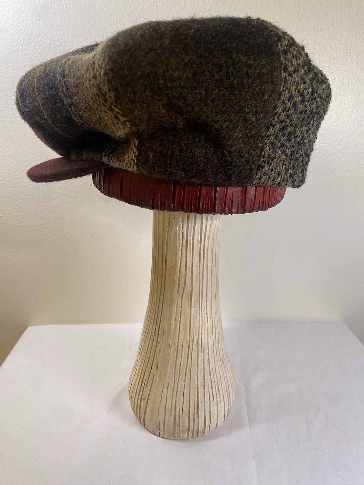 Giorgio Brutini Patchwork Wool Cap Medium Fleece … - image 4