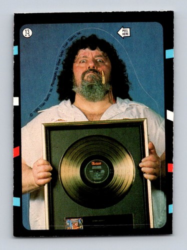 Captain Lou Albano #13 1985 Topps WWF Stickers card
