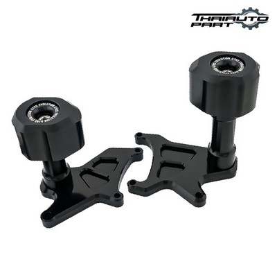 Black Frame Slider Crash Guard LR For Honda Monkey Z 125 5 Speed 2022-2025