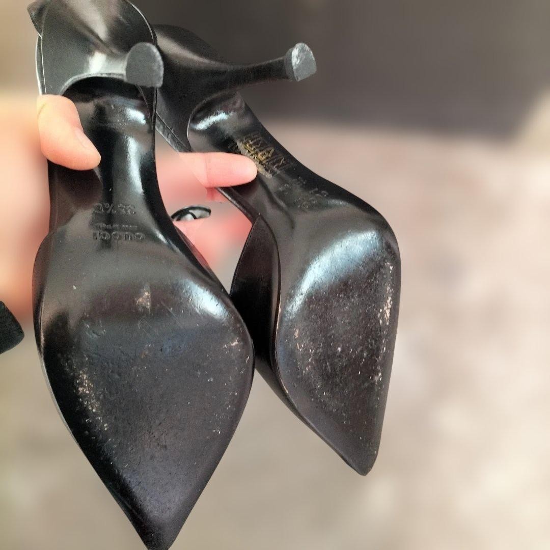 GUCCI Pumps Heel Horsebit Leather Black EU35.5/US5.5 113321c thumbnail 5