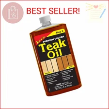 Star brite Premium Golden Teak Oil - Sealer, Preserver, & Finish for Outdoor Tea
