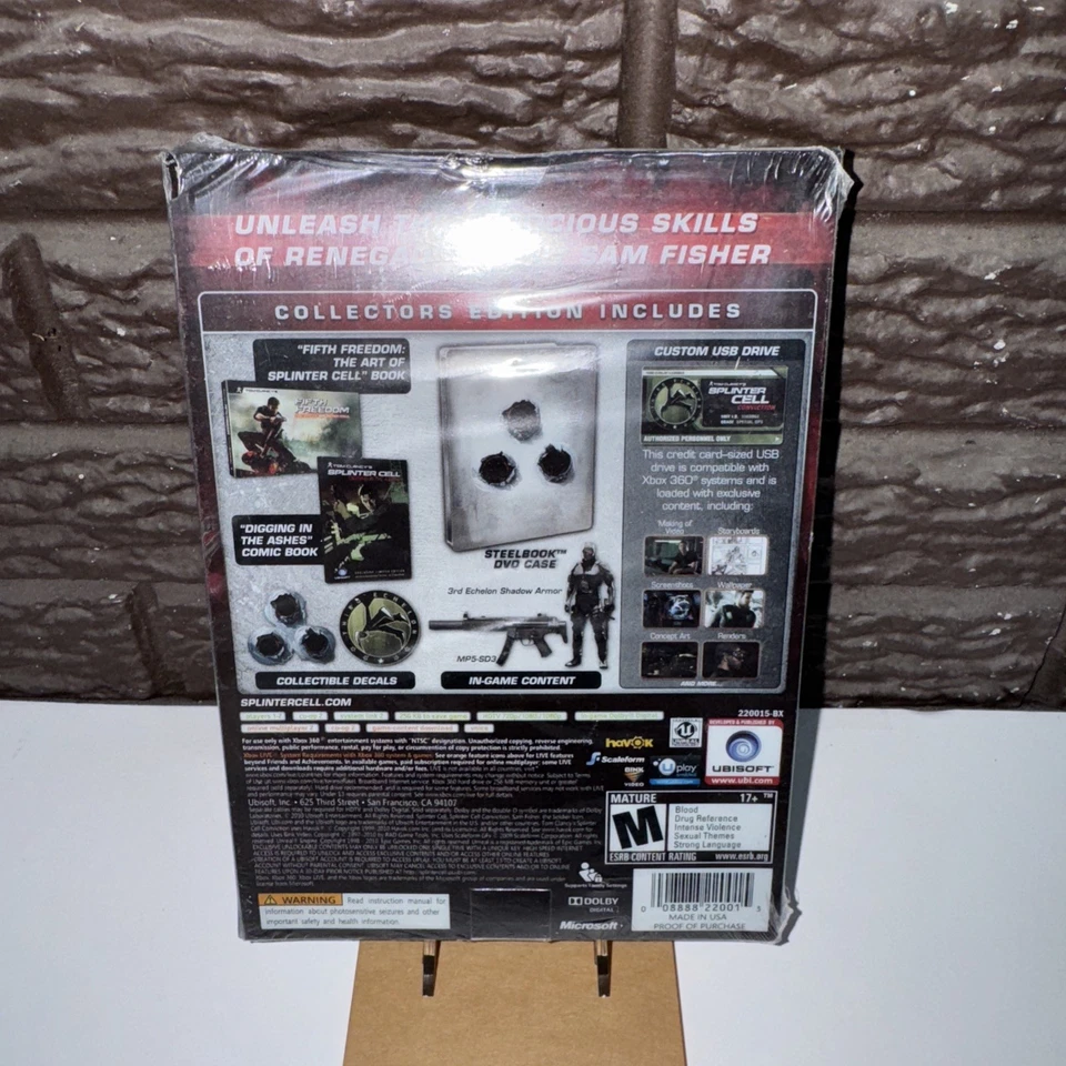 Tom Clancy's Splinter Cell: Conviction Collector's Edition Microsoft Xbox 360 - Image 2 of 4