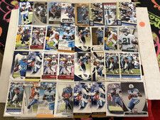 (75) Chris Johnson Football Cards Base Inserts Tennessee Titans Lot Collection