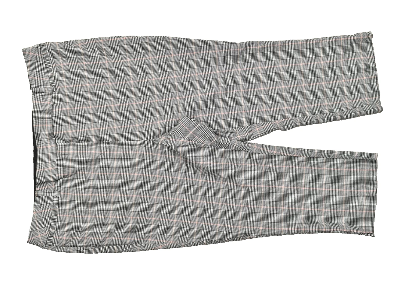 Lane Bryant The 4 Season Slim Capri Pants Size 18 Mid-Rise Plaid Black White NEW