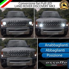 CONVERSIONE FARI COMPLETA FULL LED PER LAND ROVER DISCOVERY MK3 III 6000K CANBUS