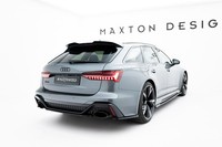Maxton Design Diffusor Heckansatz Passend FüR Audi RS6 C8 / C8 FL Schwarz Hochgl