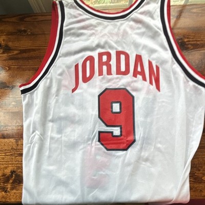 Vintage Champion USA Basketball Jordan #9 Jersey Men's Size 48