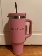 Columbia 40oz Vacuum Insulated Stainless Steel Tumbler With Handle And Straw