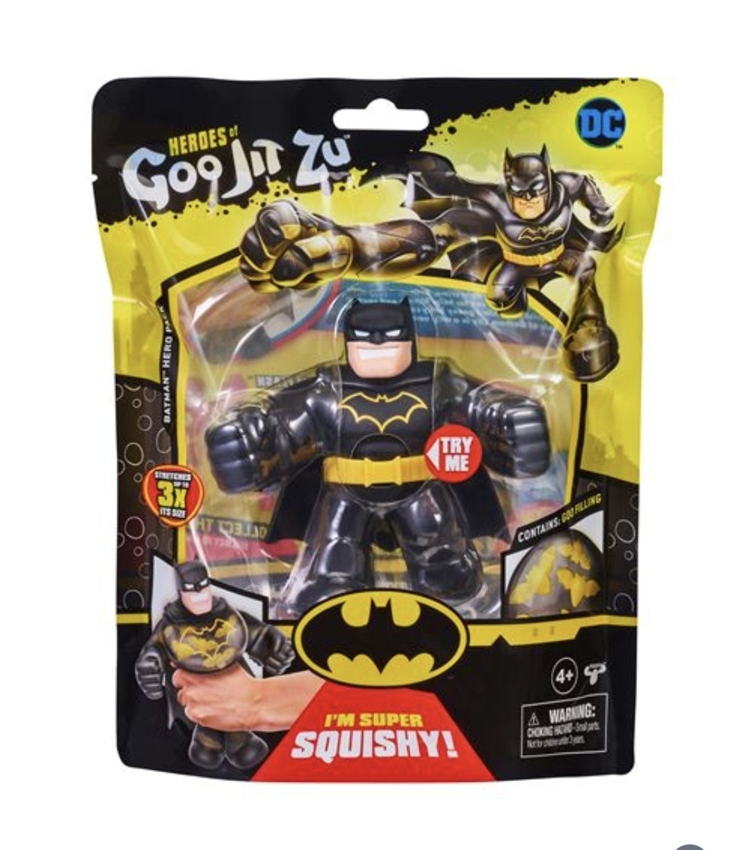 Figurine Goo Jit Zu Batman extensible jusqu'à 3 fois sa taille