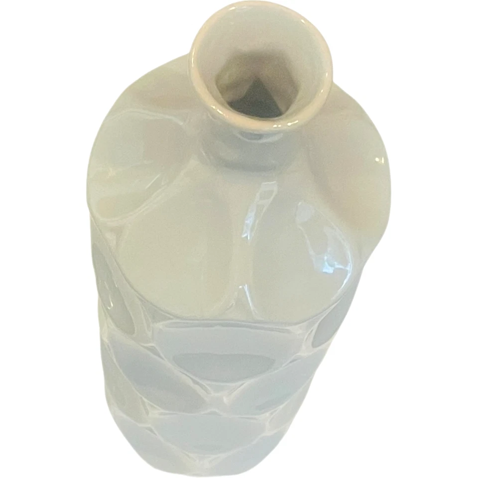 Jarrón gris cerámica con hoyuelos Brionne colección URBAN TRENDS - NUEVO - Artículo No. 24405 Foto 2 de 4