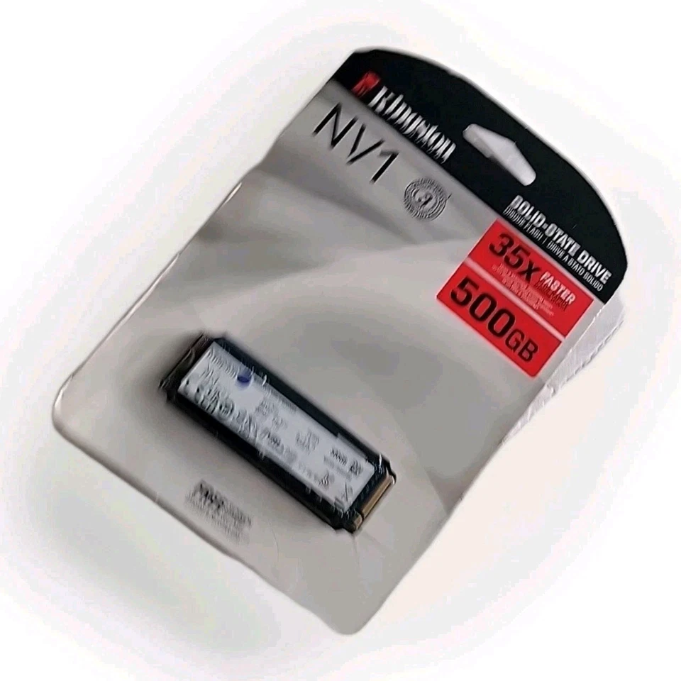 Kingston NV1 500GB PCIe NVMe M.2 Internal SSD (SNVS/500G) 12 MONTHS WARRANTY - Image 2 of 4