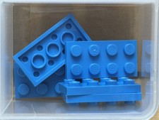 LEGO Parts - Dark Azure Plate 2 x 4 - No 3020 - QTY 5