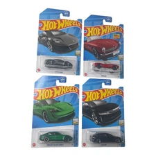 Lot Of 4 - 2023 HOT WHEELS FACTORY FRESH LUCID AIR, Lotus Emira, BMW 507 Porsche