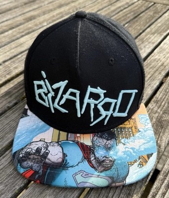 Bizzaro Graphic SnapBack Hat DC Comics Adjustable Strap EUC