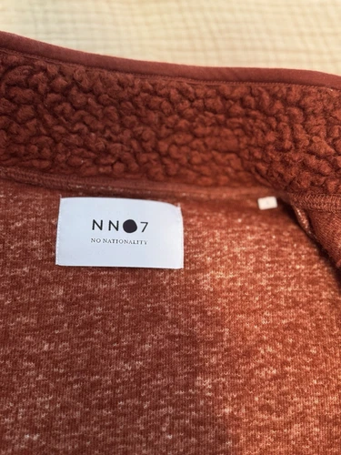 NN07 Men’s Rust Mort Fleece Jacket - Size Small (see description) image 3