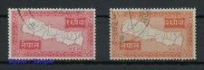 1954, Nepal, 90 + 91, used - 1797576