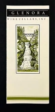 1987 Dundee New York NY Glenora Wine Cellars Inc Tasting Vintage Travel Brochure