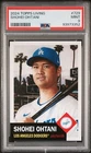 Shohei Ohtani - Topps MLB Living Set Card #729 - PSA 9