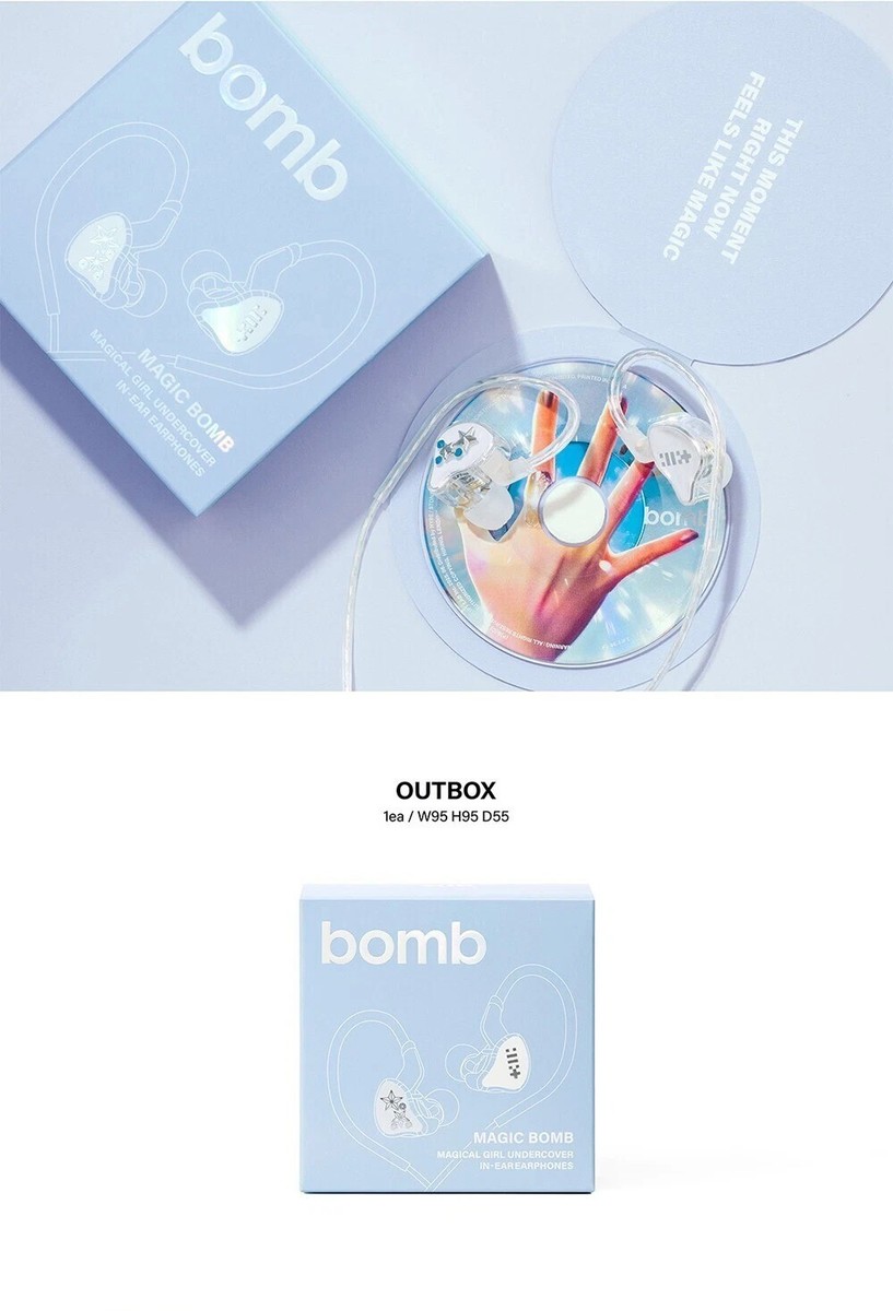 ILLIT BOMB 3rd Mini Album MERCH Ver/Mini CD+Earphones+
