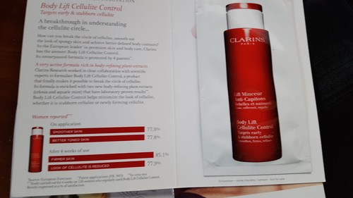 Clarins Body Lift Celulitis Control Suaviza Firmas Refina 0.2 oz NUEVO + 2 REGALOS ADICIONALES - Imagen 4 de 6