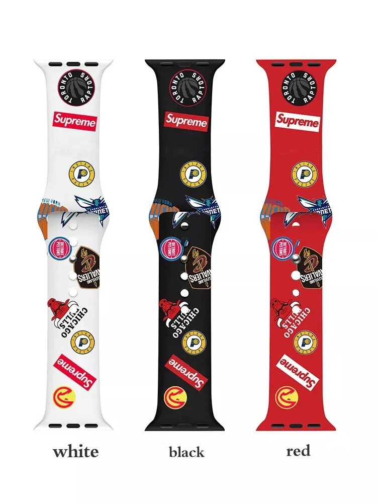 2023 NBA Basketball Silicone Sports Strap For Apple Watch band