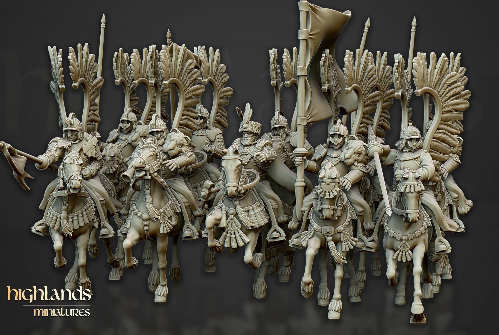 Winged Hussars of Volhynia - Highlands Miniatures 28mm