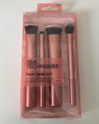 Real Techniques Face Base Makeup Brush Set - 4pc