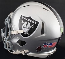 LAS VEGAS RAIDERS NFL Riddell Speed Full Size AUTHENTIC Football Helmet