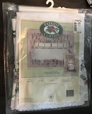 Floral Spring Valley Ruffled Tier Curtain VTG Montgomery Ward NIP USA Made