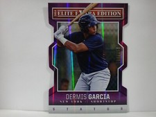 2014 Panini Elite Extra Edition Status Purple Die-Cut /150 DERMIS GARCIA #6
