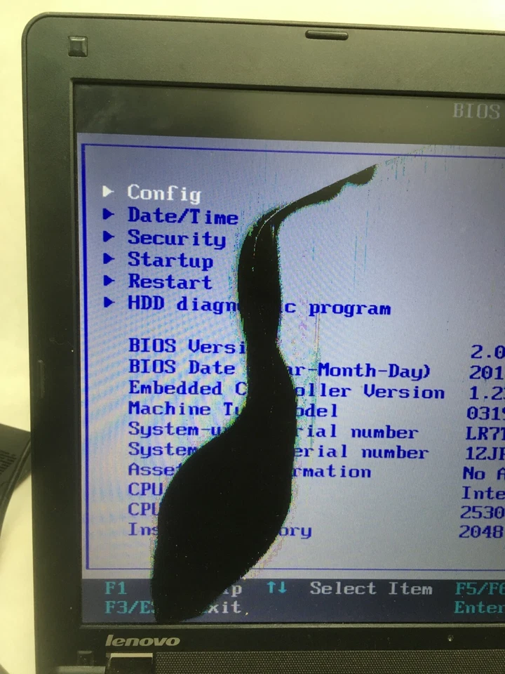 ThinkPad Edge Type 0319-3SU Core i3 Laptop for Parts No Keyboard Broken LCD JR - Image 4 of 4