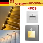 4x LED Wandeinbauleuchte mit bewegungsmelder Treppenlicht Treppenbeleuchtung