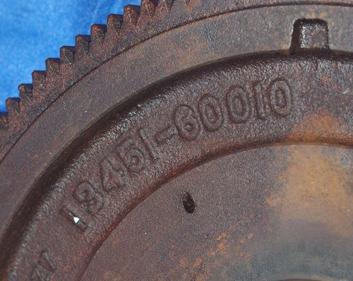 1969-1974 Toyota Land Cruiser FJ40 FJ55 Manual Transmission Flywheel OEM Good - Picture 7 of 10