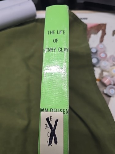 The Life Of Henry Clay Hardback Book Ex-library - Foto 2 di 2