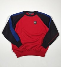 Polo Ralph Lauren Vintage Plain Crest Sweatshirt Red 80s Rare Stadium