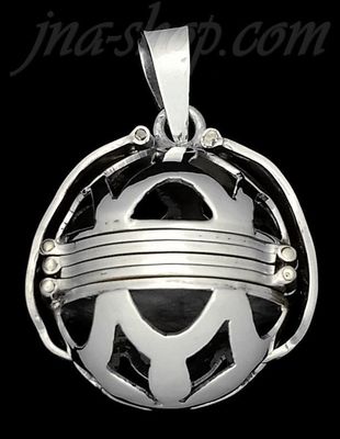 Sterling Silber durchbrochen Design Foto Kugel Medaillon Anhänger 2, 4 oder 6 Bilder
