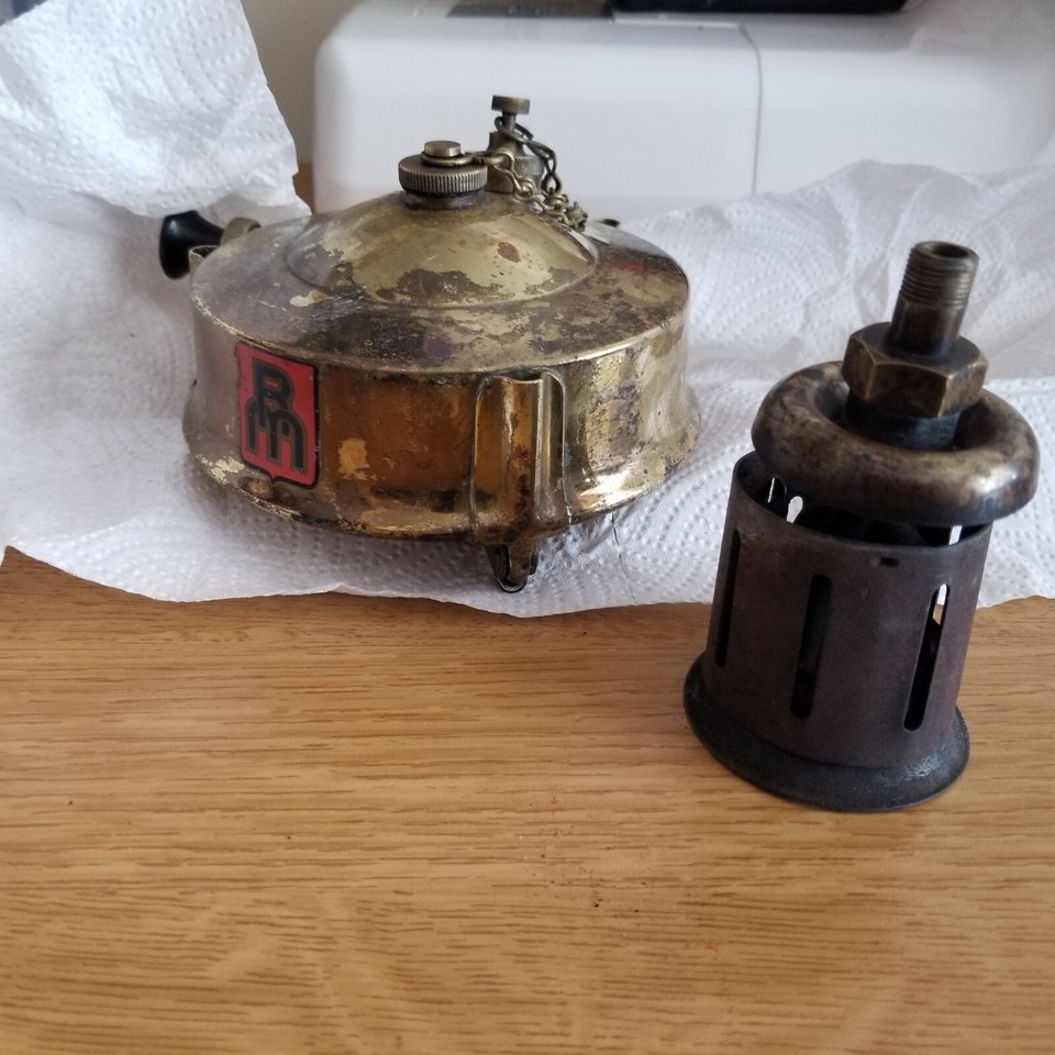 Vintage Swedish Primus Cooking Stove In Original Tin. Loft Find, Not
