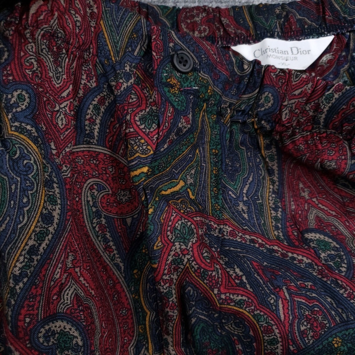 023031● Christian Dior MONSIEUR ピーチスキン NEW VINTAGE Christian Dior Monsieur Boxer Shorts Mens XL Extra