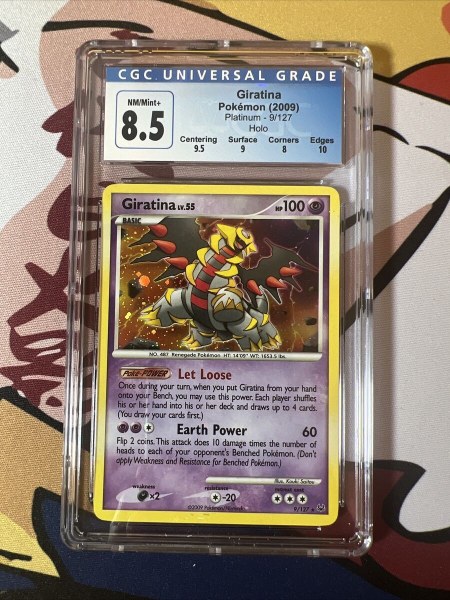 2009 Pokemon Giratina Platinum Holo 10/127 CGC 8.5 MINT+