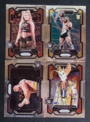 2024 Panini Prizm WWE Wrestling BASE Cards with Rookies You Pick - READ