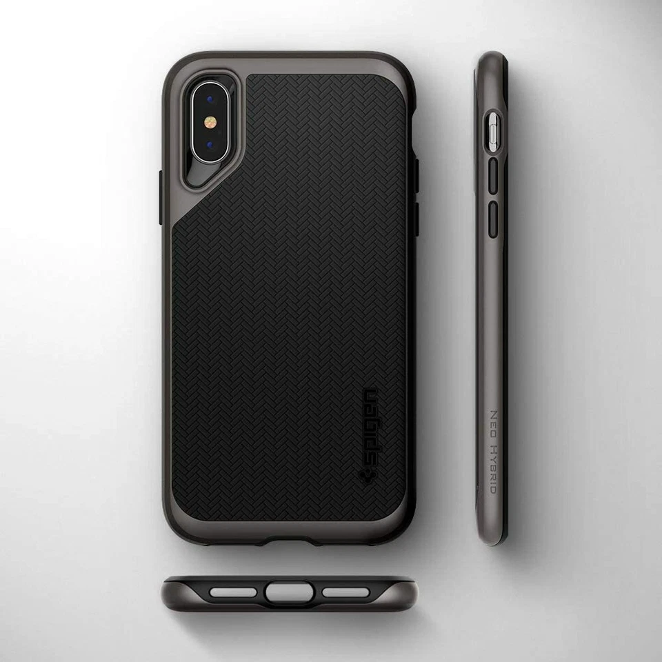 Spigen Neo Hybrid iPhone XR Phone Case Gunmetal  - Image 4 of 4