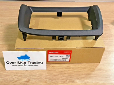 Honda Genuine S2000 S2K AP1 Navigation Frame Panel Bezel Trim Dashboard 2DIN OEM