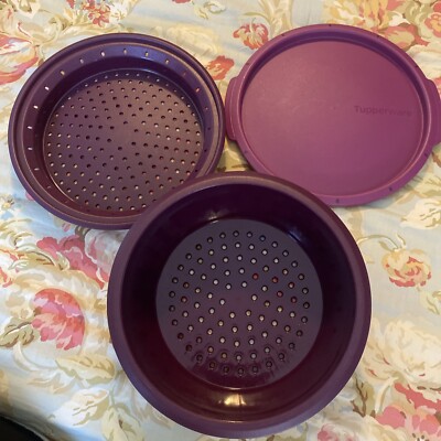 Tupperware Purple Smart Steamer 3pc, Free Shipping!