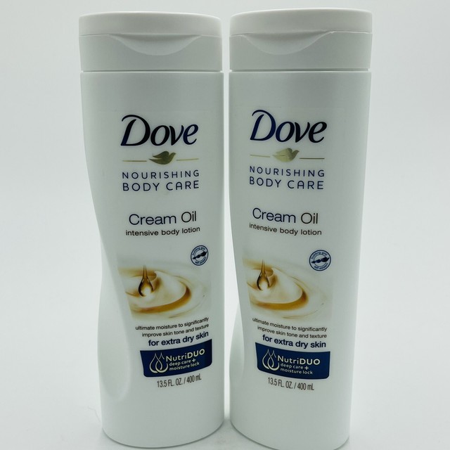 dove nourishing body care cream oil