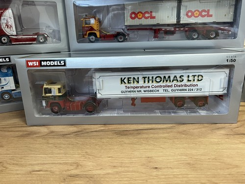 WSI 1.50 01-3288 SCANIA 1 4x2 + Classic REEFER TRAILER KEN THOMAS LTD - Zdjęcie 3 z 5