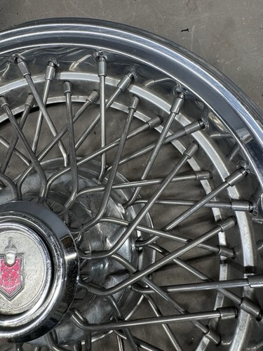 1978 1979 1980 Chevy Monte Carlo 14" Wire Hubcaps Wheel Covers Hub Cap El Camino - Picture 2 of 22