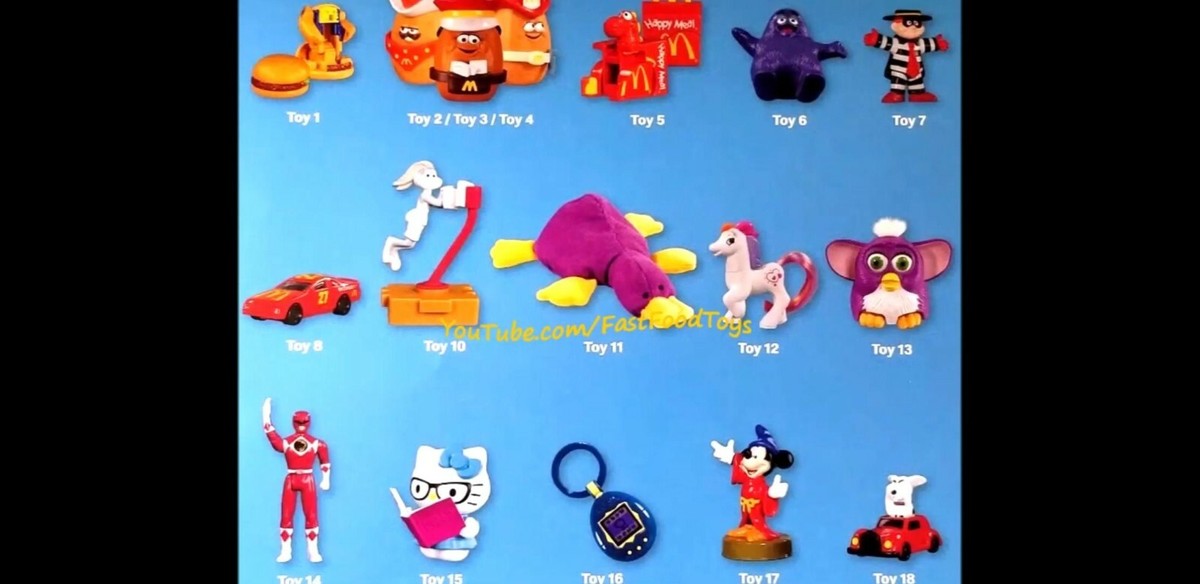 MCDONALD'S 40TH ANNIVERSARY HAPPY MEAL COMPLETE SET 1-17 BONUS