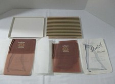 2 PAIR VINTAGE PARKLANE STRETCH KNIT TO FIT SHEER SEAMLESS NYLON STOCKINGS SHORT